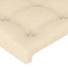 Maison Exclusive - Tête de lit Crème 144x5x118/128 cm Tissu