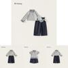 Girl Spring Dress Up Kids Cotton Long Sleeve Suit With Lace Trim For Ages 3 To 8