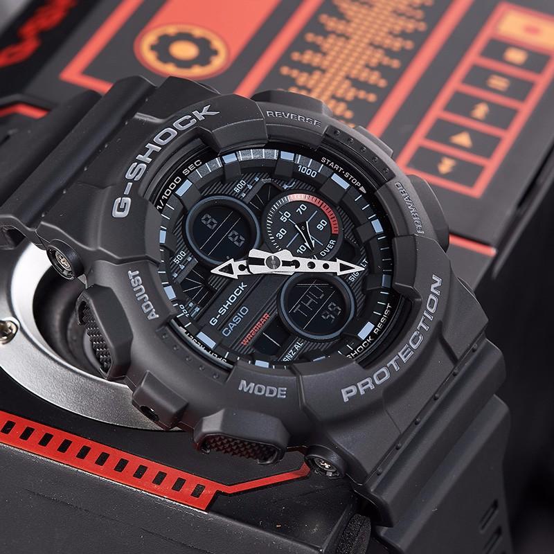 Casio Summer Street Pointer Three Eyes Double Display Waterproof and Shockproof Movement Quartz Movement Japanese and GA-140-1A1PRBS&GMA-S140-1APR