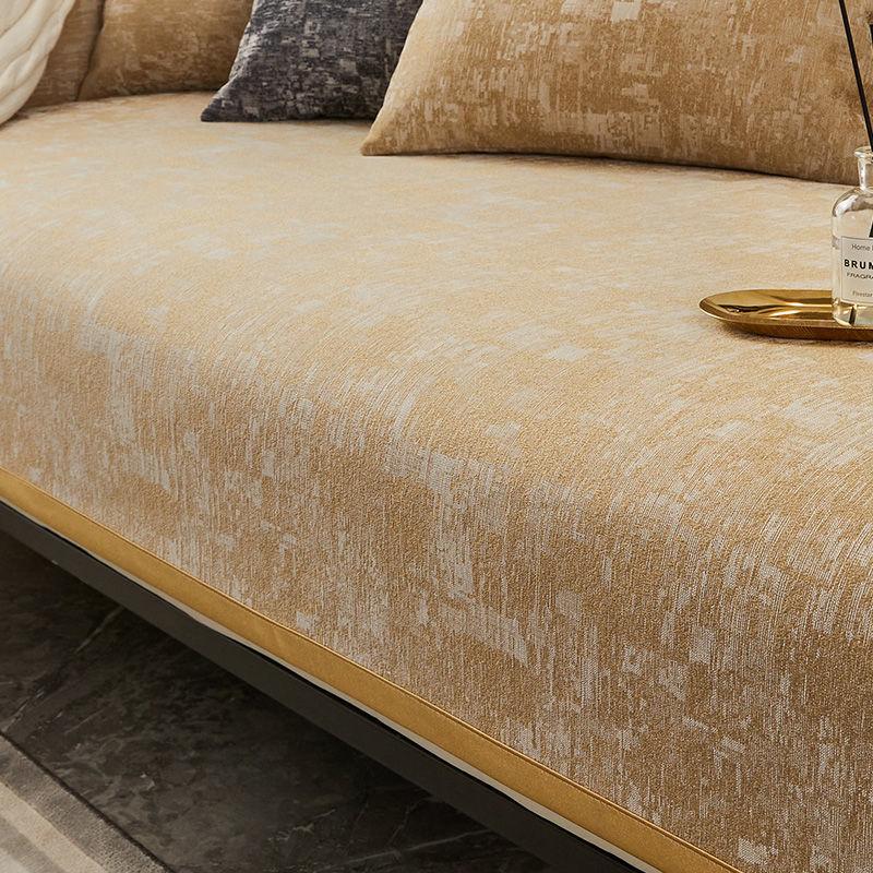 Скандинавский однотонный диванный чехол-подушка для гостиной — фото 4