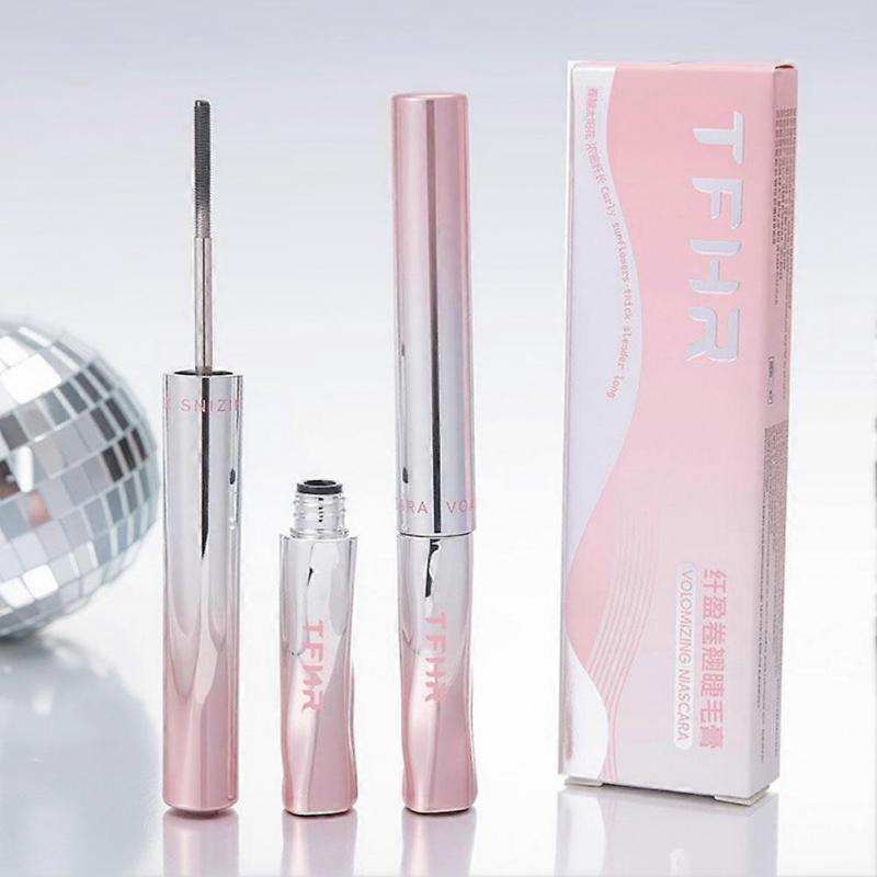 Volumizing Steel Tube Mascara for Clump-Free Lashes Waterproof Lengthening Formula with Nourishing Ingredients