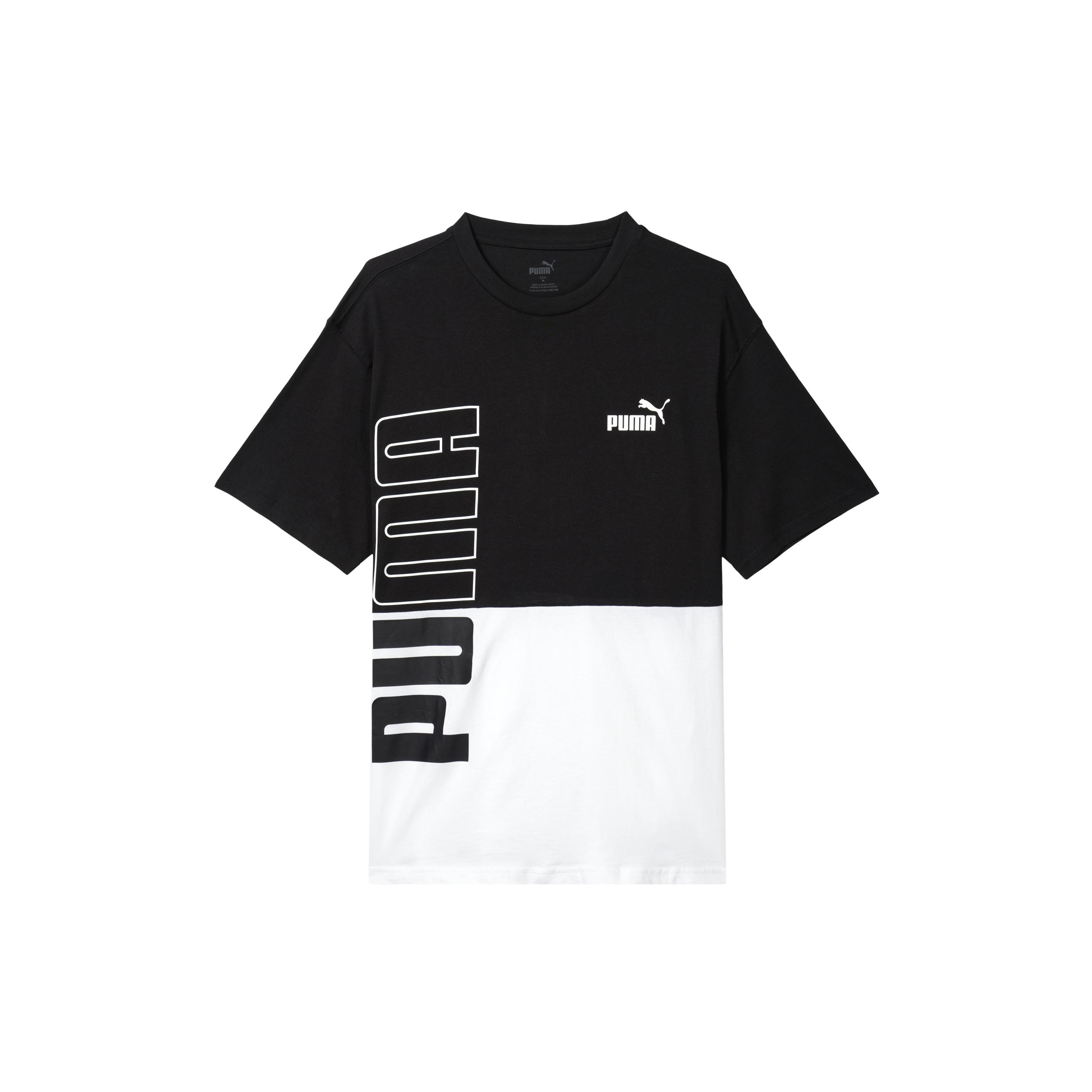 

New PUMA Set in Sleeve T Shirt Men s Black 678375-01 S