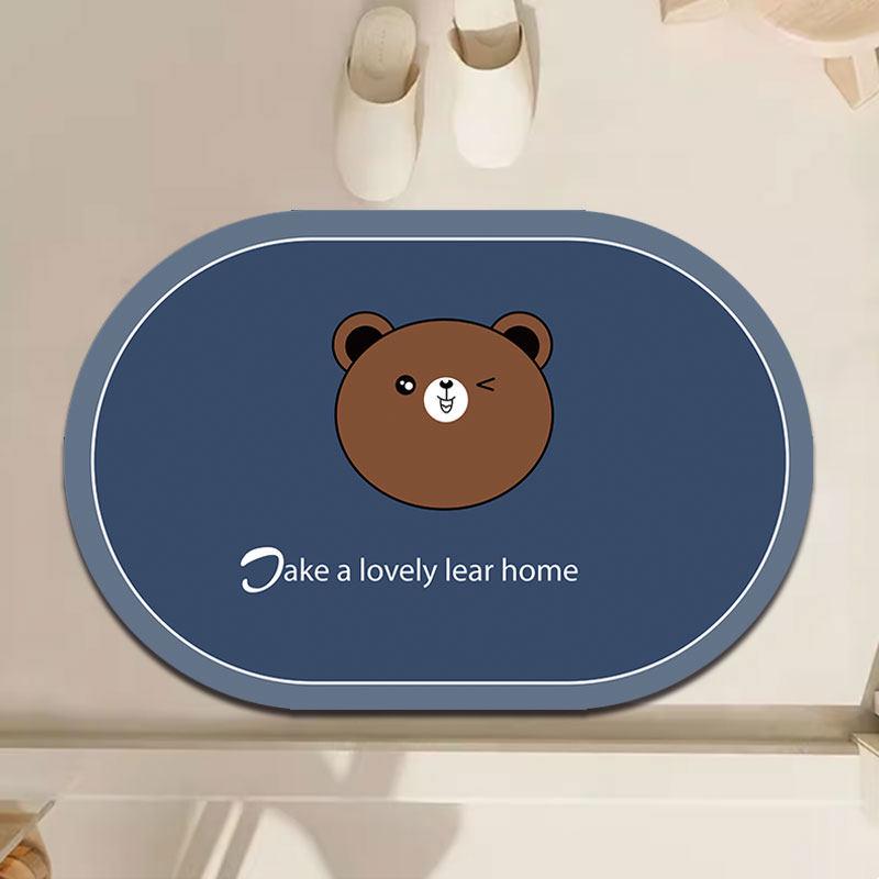 Cartoon Design Dirt-Resistant & Easy-Clean Entry Mat - Wear-Resistant Floor Mat for Entrances