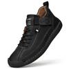 Handmade Leather Women's Loafers Casual Comfort Soft Soled High-quality Motorcycle Boots Fashionable British Tennis Nude Boots