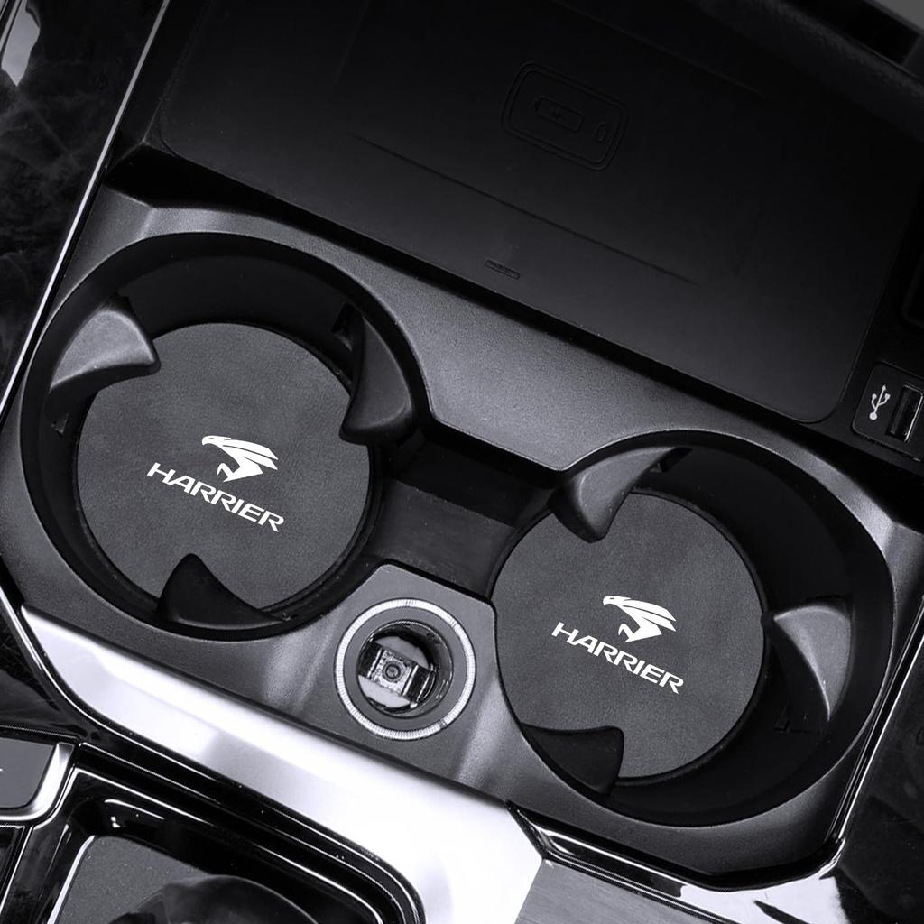 Cup Mat, Car Coaster for Toyota Harrier 60 Series 80 Series GR, Anti-Slip, Vibrating