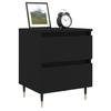 VidaXL Bedside Table Black 40x35x50 Cm Engineered Wood 826862