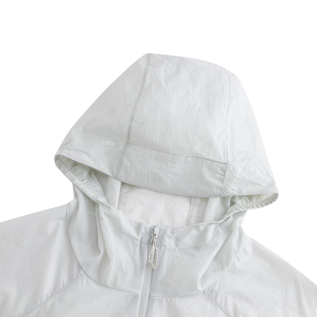 Anta Outdoors Hooded Lightweight Jacket Woven Sports Top Summer 2026 Unisex jackets White-Mist-Gray 972626603-3