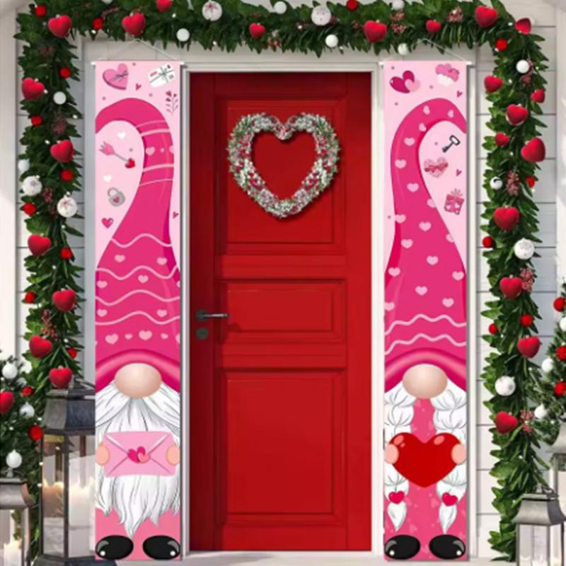 

2 шт./набор 30 * 180 см в форме розового гнома на тему Дня святого Валентина