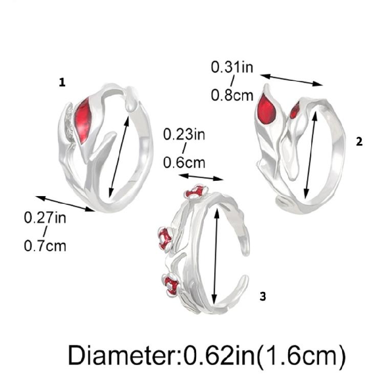 Simple Rings Adjustable Fashion Opening Rings Alloy Texture Fashion Rings Suitable for Matching Various Fashion Outfits