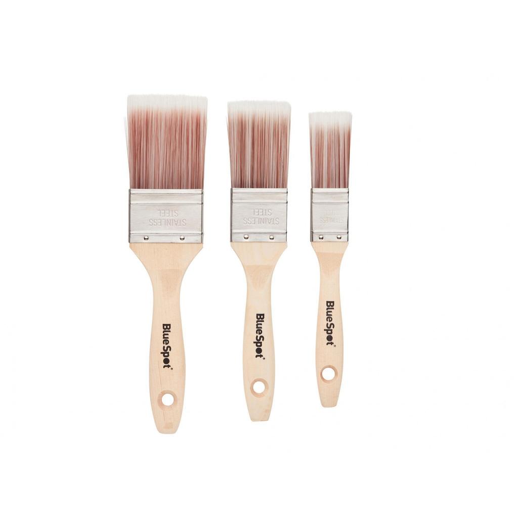 Bluespot Tools Synthetic Paint Brush Set, 3 Piece