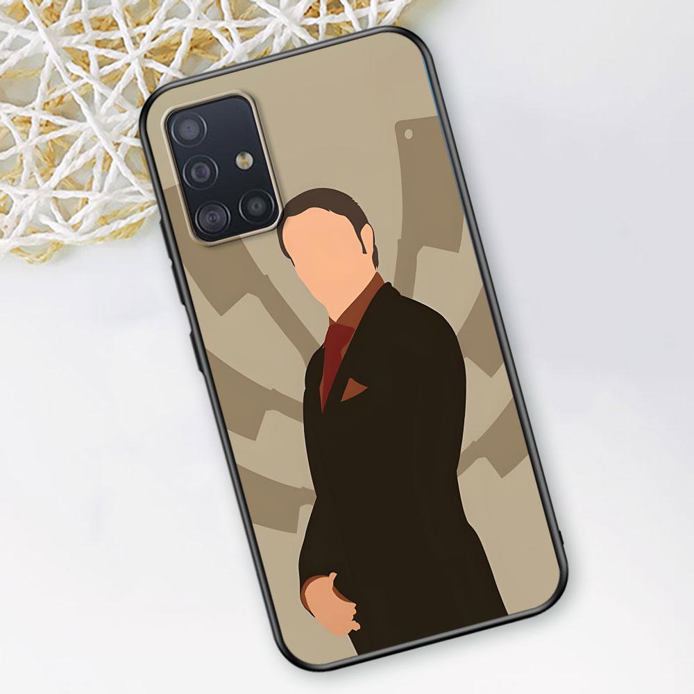 

Грэм Ганнибал Мадс Миккельсен Чехол для Samsung Galaxy A53 A14 A12 A54 A24 A22 A41 A52 A21s A22 A31 A33 A51 A11 ТПУ Чехол для телефона Samsung A21