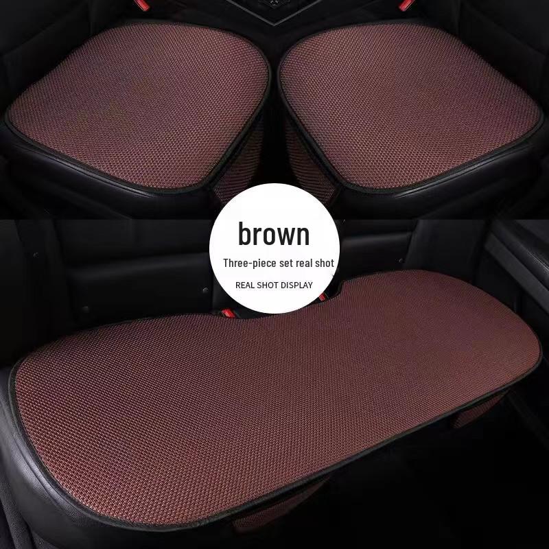 Ice Silk Cool Car Seat Cushion - Four Seasons Universal, Imitation Linen