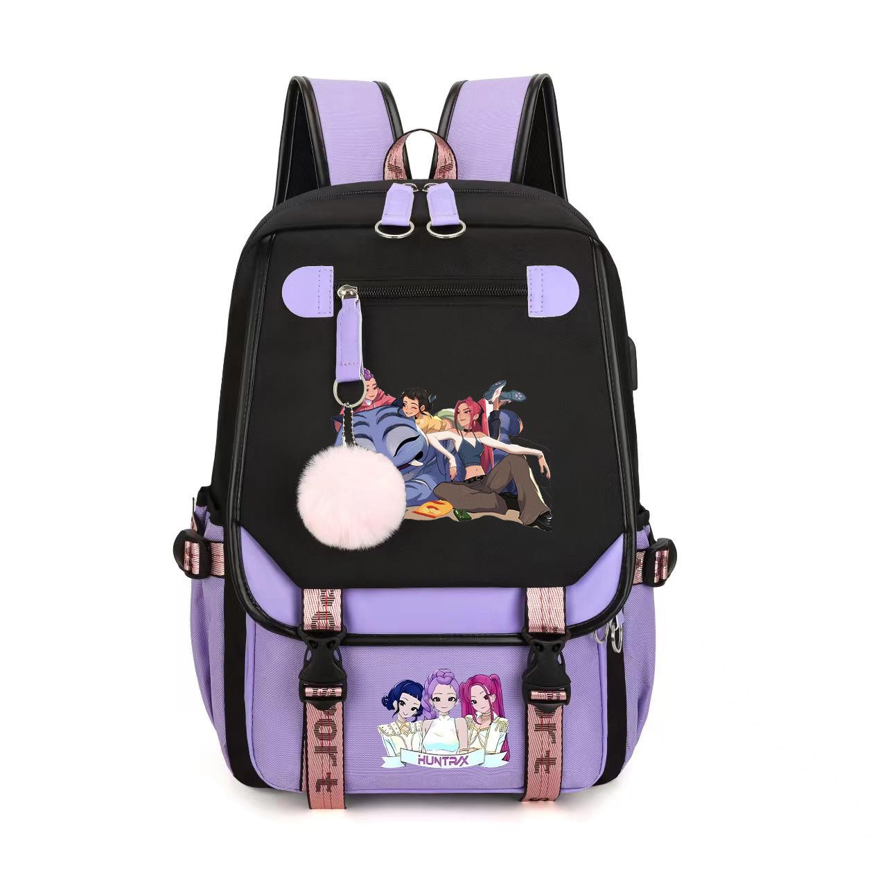 Witch Hunters Printed Middle School Student School Bag Outdoor Travel Backpack 0817