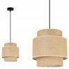 Hanging Lamp, Ceiling Chandelier, Lampshade, Boho Juta