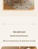 Modern Minimalist Rectangular Dining Table and Chair Set for Small Spaces