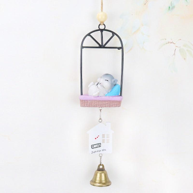 Nordic Cute Hamster Wind Chimes Outdoor Children Nursery Room Window Decorations Nordic Cute Hamster Wind Chimes Outdoor Children Nursery Room Window Decorations