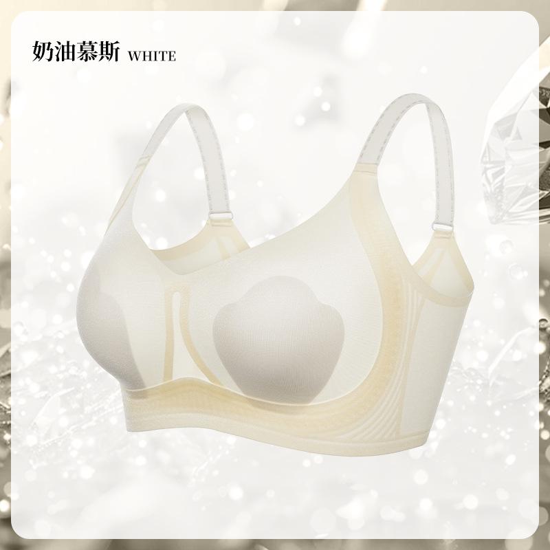 Women S Plus Size Thin Bra Fixed Cup Push Up Supportive
