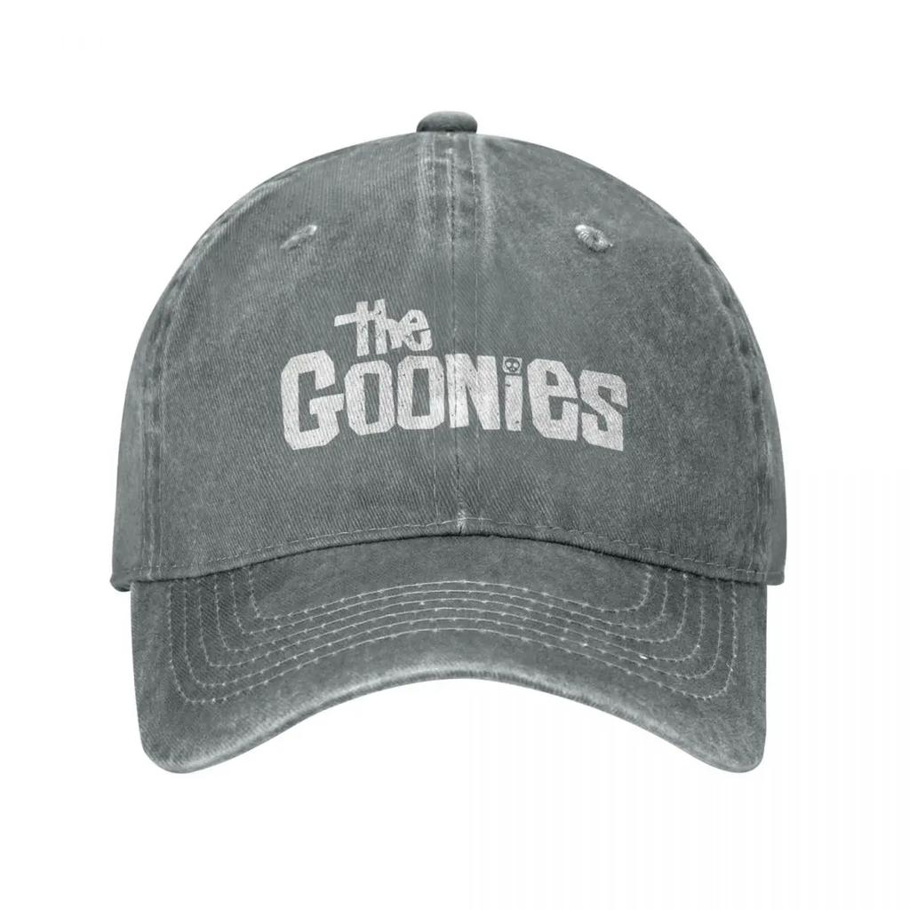 Vår Høst Menn The Goonies TV-serie Baseballcaps Hip Hop Baseballhatt Sport Vasket Vasket 100% Bomull Caps Hatter