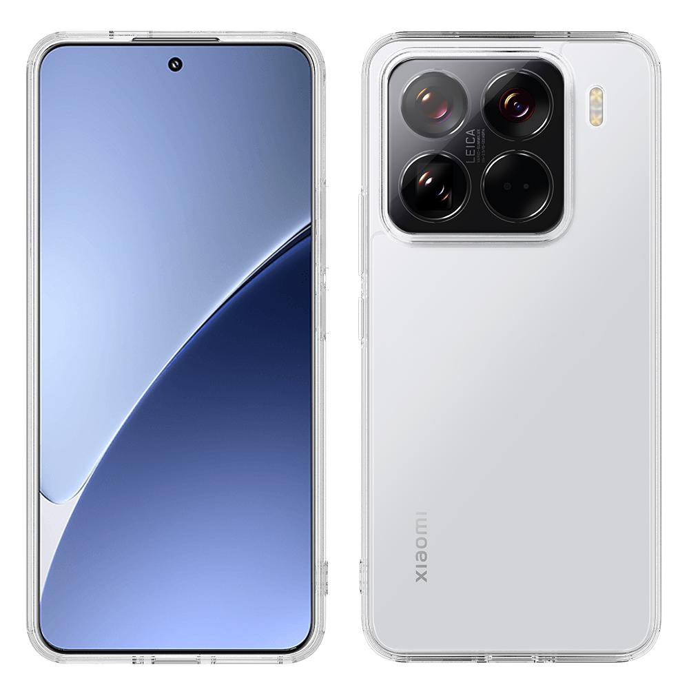 

For Xiaomi 15 Pro Clear Phone Case TPU+Acrylic Shockproof Phone Back Cover Transparent