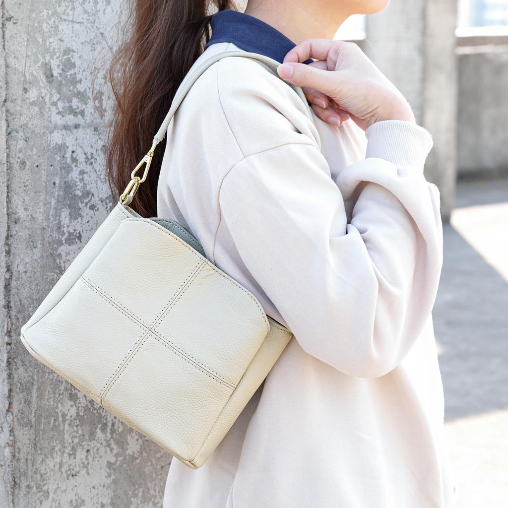Hot Selling Genuine Leather Women's Crossbody Bag, Top Layer Cowhide Shoulder Bag, Women's Large Capacity, High-end, Versatile Shoulder Bag