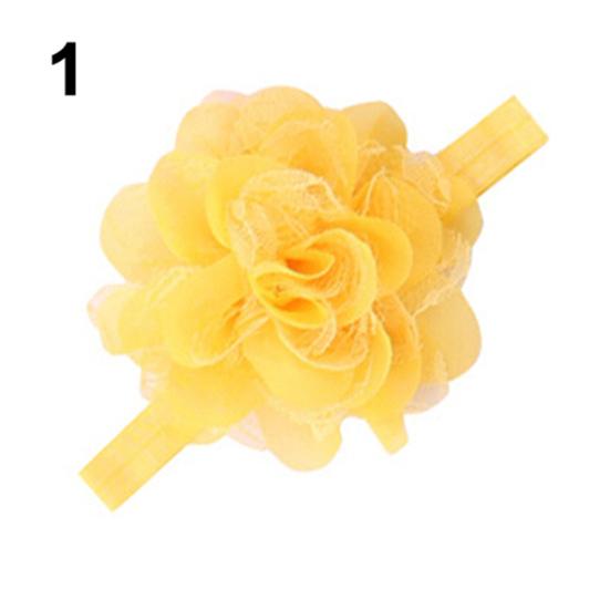 Cute Toddler Baby Girls' Flower Headband Elastic Hair Band Headwear Headdress