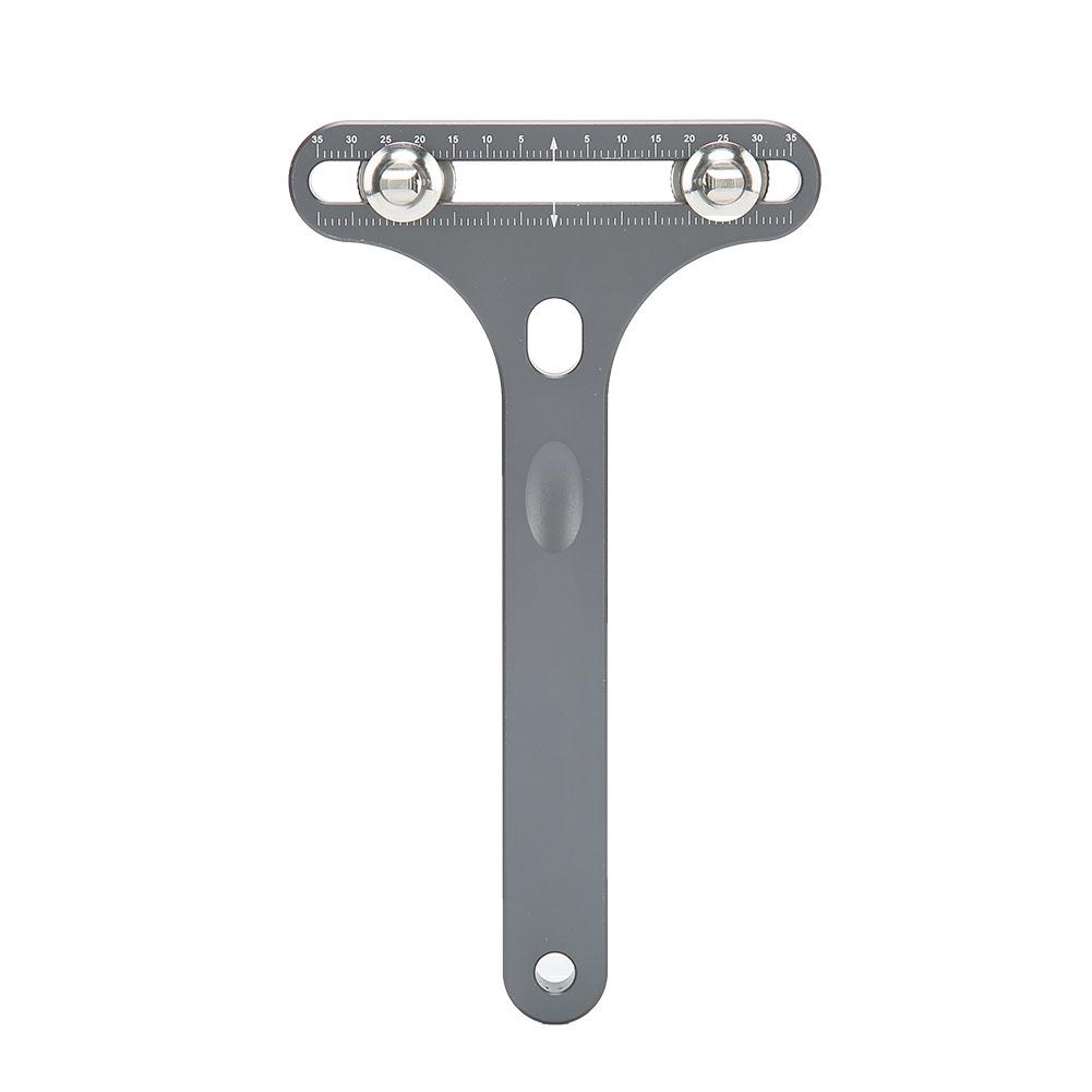 Watch Opener Two Feet T shape Watch Back Case Opener Watch Repairing Tool(Silver Gray Flat Head )
