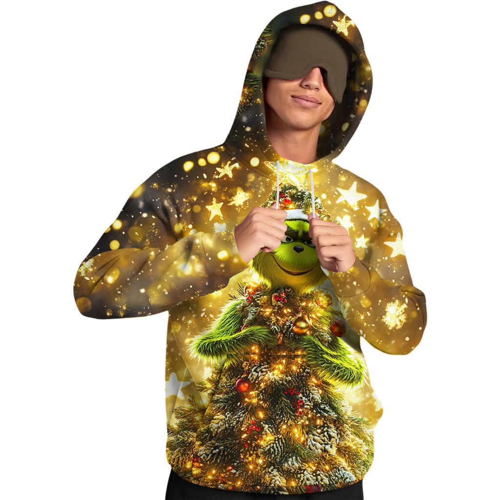 Men's Fleece Hoodie Casual Long Sleeve Sweatshirt