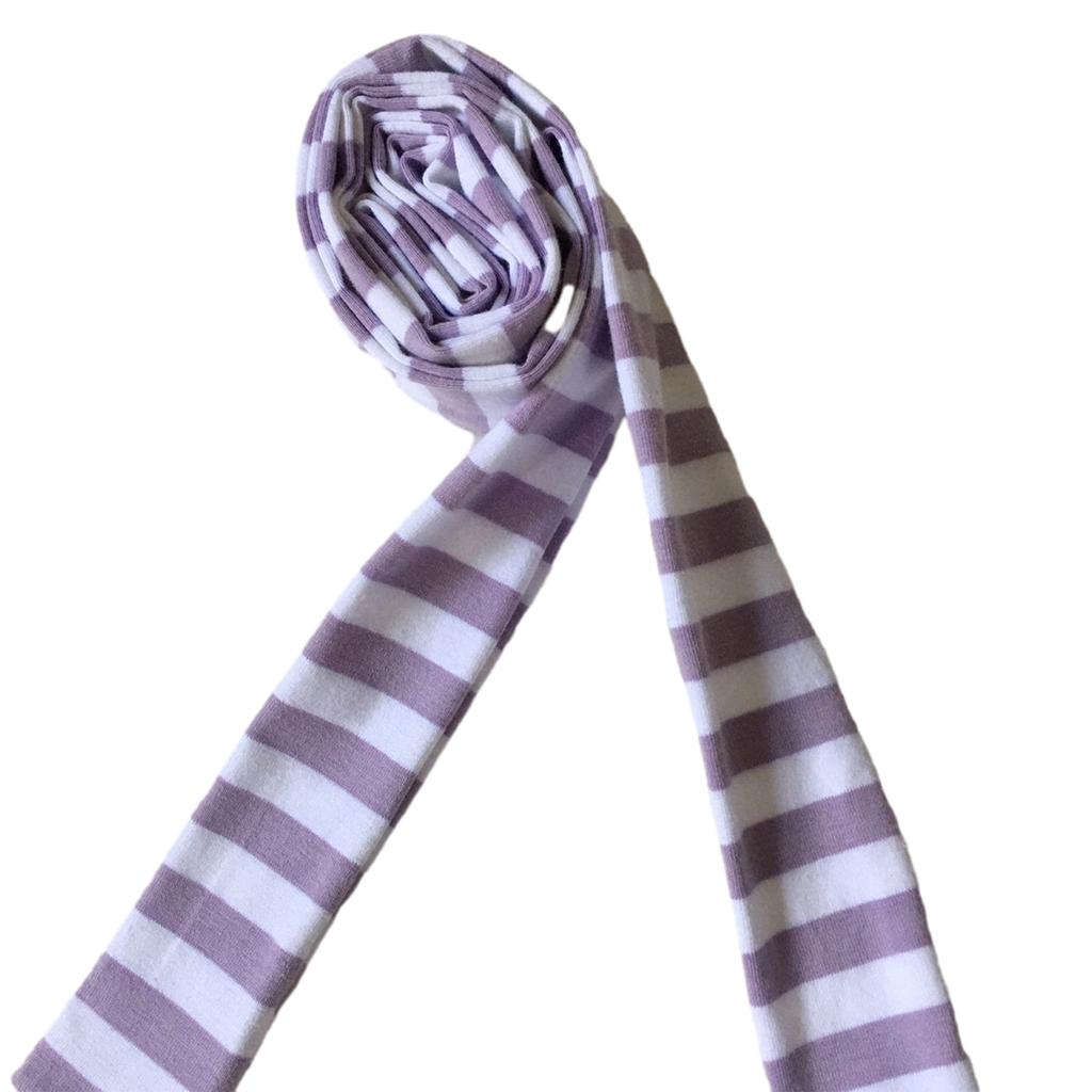 Women Spring Summer Stripe Pattern Scarf Thin Neckerchief Y2k Style Colorful Thin Knitted Neck Guard Lightweight