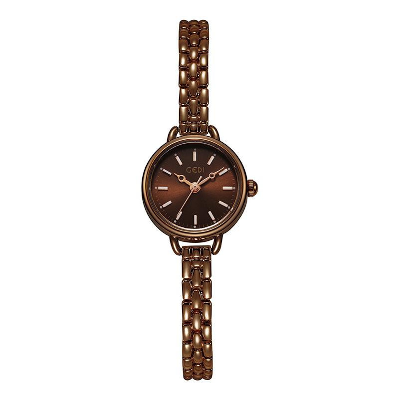 Women'S Simple High-Value Fine Belt Alloy Waterproof Student High-End Bracelet Quartz Watch