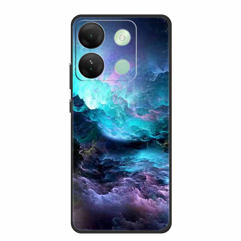 For Infinix Smart 7 HD Plus Case Black Silicone Soft Back Cover Case For Infinix Smart 7 Plus HD Phone Case Smart7 HD 7Plus Capa