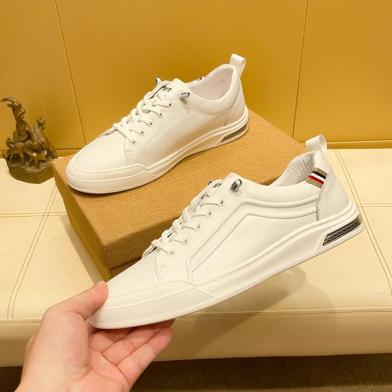 Fashion Genuine Leather Mens Casual Shoes New Trend Original Vulcanize Shoes Luxury Brand Male Sneakers Comfortable Skateboard Footwear