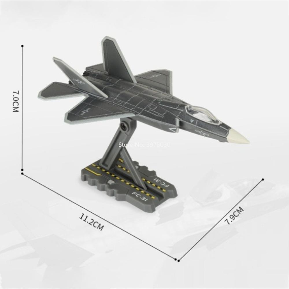 Kleinformatige Legierung Luftfahrtserie Druckguss 1:144 J-35A 1:150 Fc-31 J-20 Kampfflugzeug Y-20 Transportflugzeug Modell Spielzeug Sammlung Geschenk