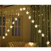 Luci da 300 cm Luci a stringa per tende a stella a LED da 220 V per la decorazione della festa della ghirlanda di nozze della camera da letto di casa