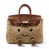 Jllycat Cute Fluffy Platinum Doll Crossbody Elf Handbag