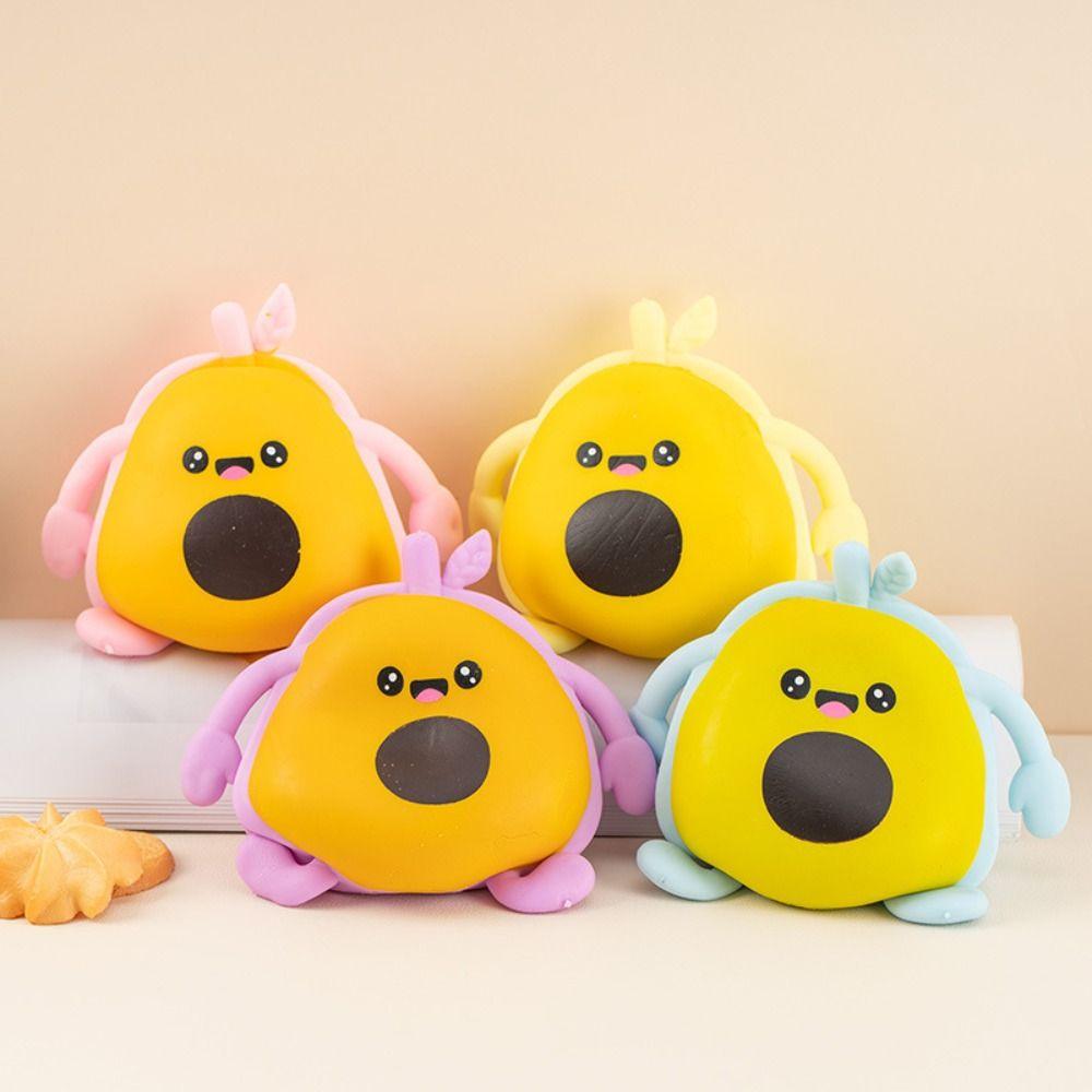 TPR Avocados Squeeze Toys Kneading Fruit Sensory Ball  Birthday Kids Gift