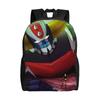 Zaino da Viaggio Robo Grendizer Uomo Donna Scuola Laptop Borsa per Libri Anime Studente Universitario Daypack Borse