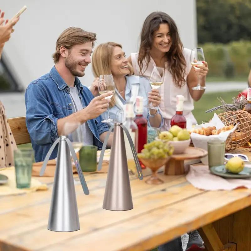 Zuhause Draußen Picknick Automatischer Mückenabwehrventilator Fliegen Mückenabwehrventilator Batteriebetrieben Tragbarer Schädlingsbekämpfungsfänger