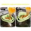 Creative Sink Strainer Basket Triangle Automatic Dumping Filter Basket  Bathroom