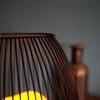Black Iron Wire Tealight Candle Holder with LED for Living Room Decoration