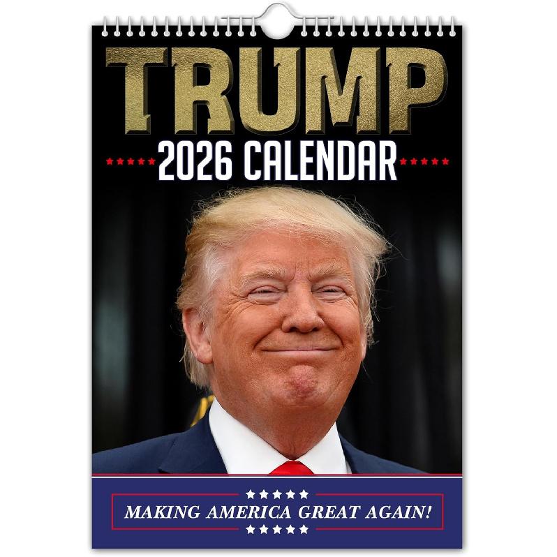 // Donald Trump - 2026 Wall Calendar - 210MM X 297MM (8.3 X 11.7 INCH)