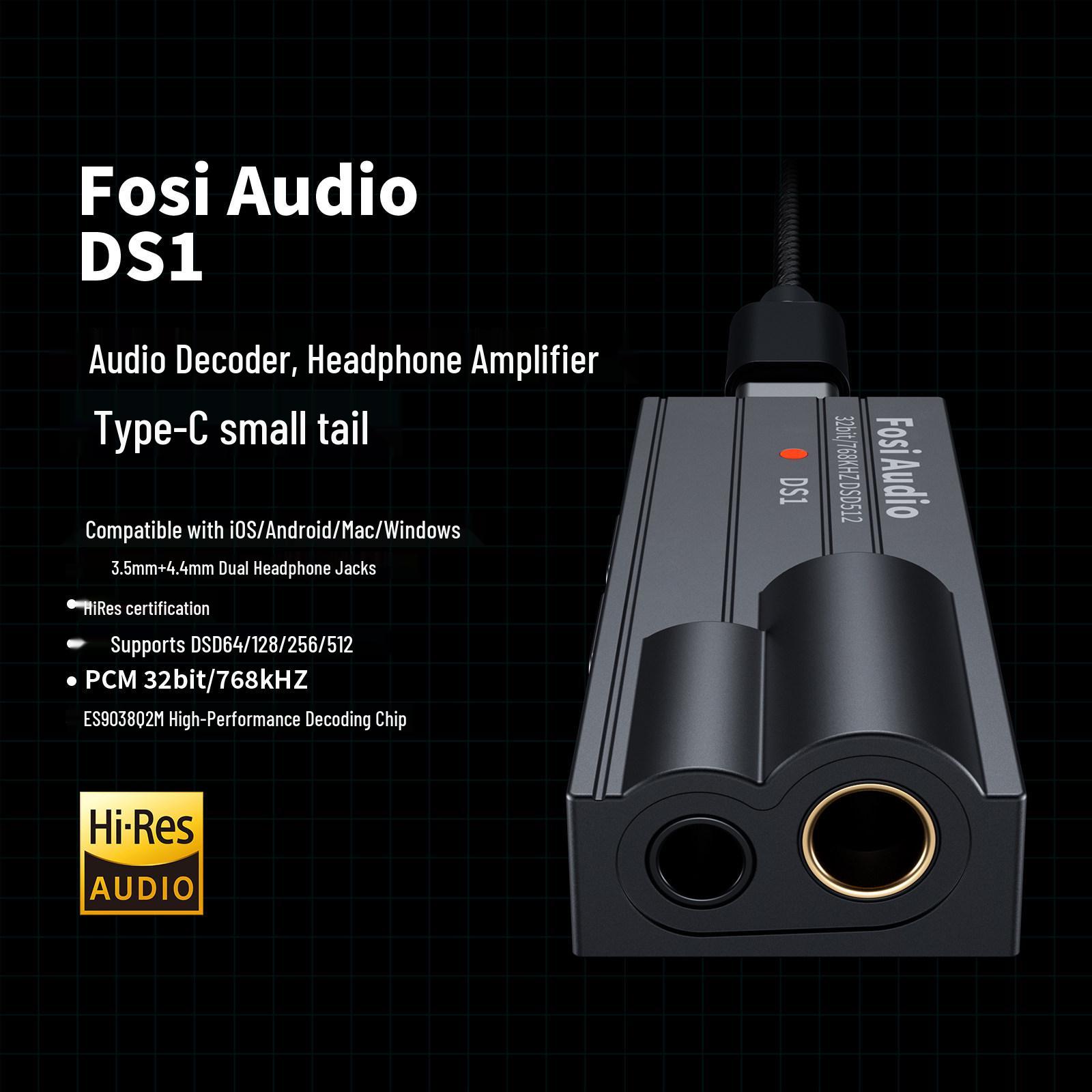 FosiAudio DS1: Portable HiFi Headphone Amplifier