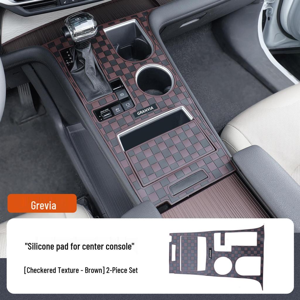 Toyota Sienna Center Console Armrest Lid Anti-Slip Mat with Leak-Proof Strip and Unique Grevy Features