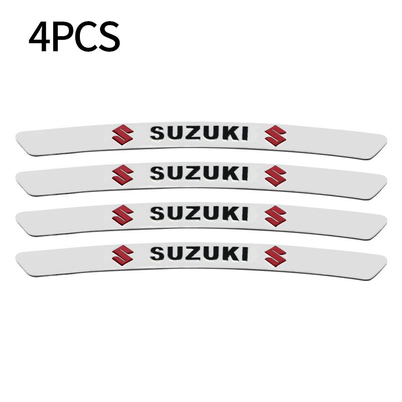 

4Pcs Aluminum Car Wheel Hub Badge Sticker For Suzuki Grand Jimny Vitara Sx4 Swift Alto Emblem Tire Rim Decor Decal Accessories