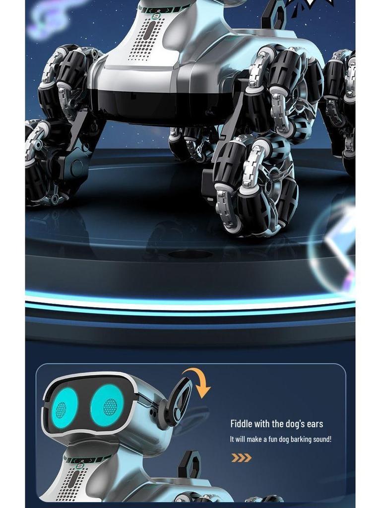 Interactive Gesture-Controlled Robot Dog Toy for Kids