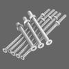 304 Stainless Steel Extra Long Phillips Flat Head Screws and Nuts Set (2M, 3M, 4M)