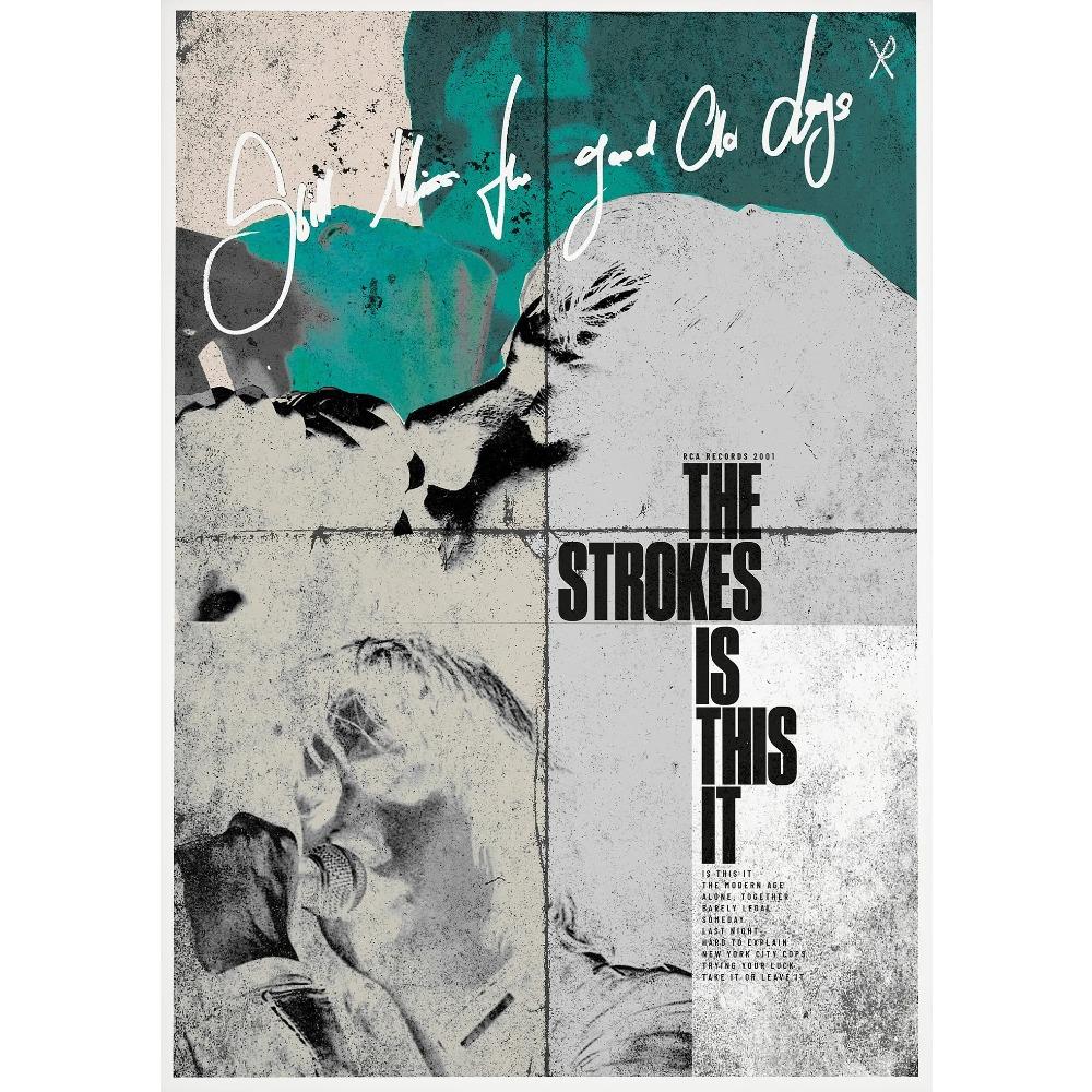 American Famous Rock Band The Strokes Posters Rock Music Album Prints Canvas Painting Wall Art Pictures Home Bedroom Club Decor