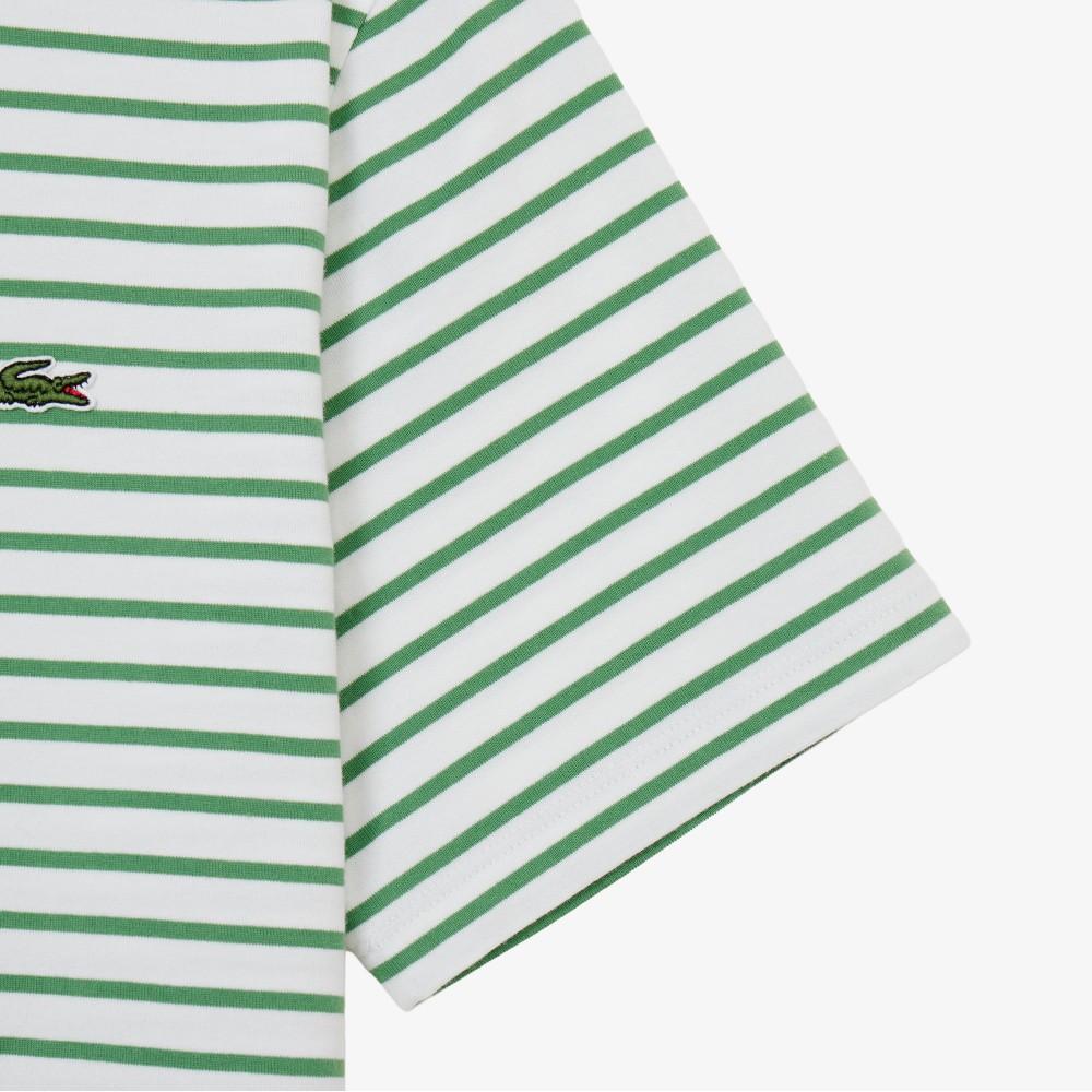 Lacoste Women's Striped Short-Sleeve T-shirt TF262E-56GNPA