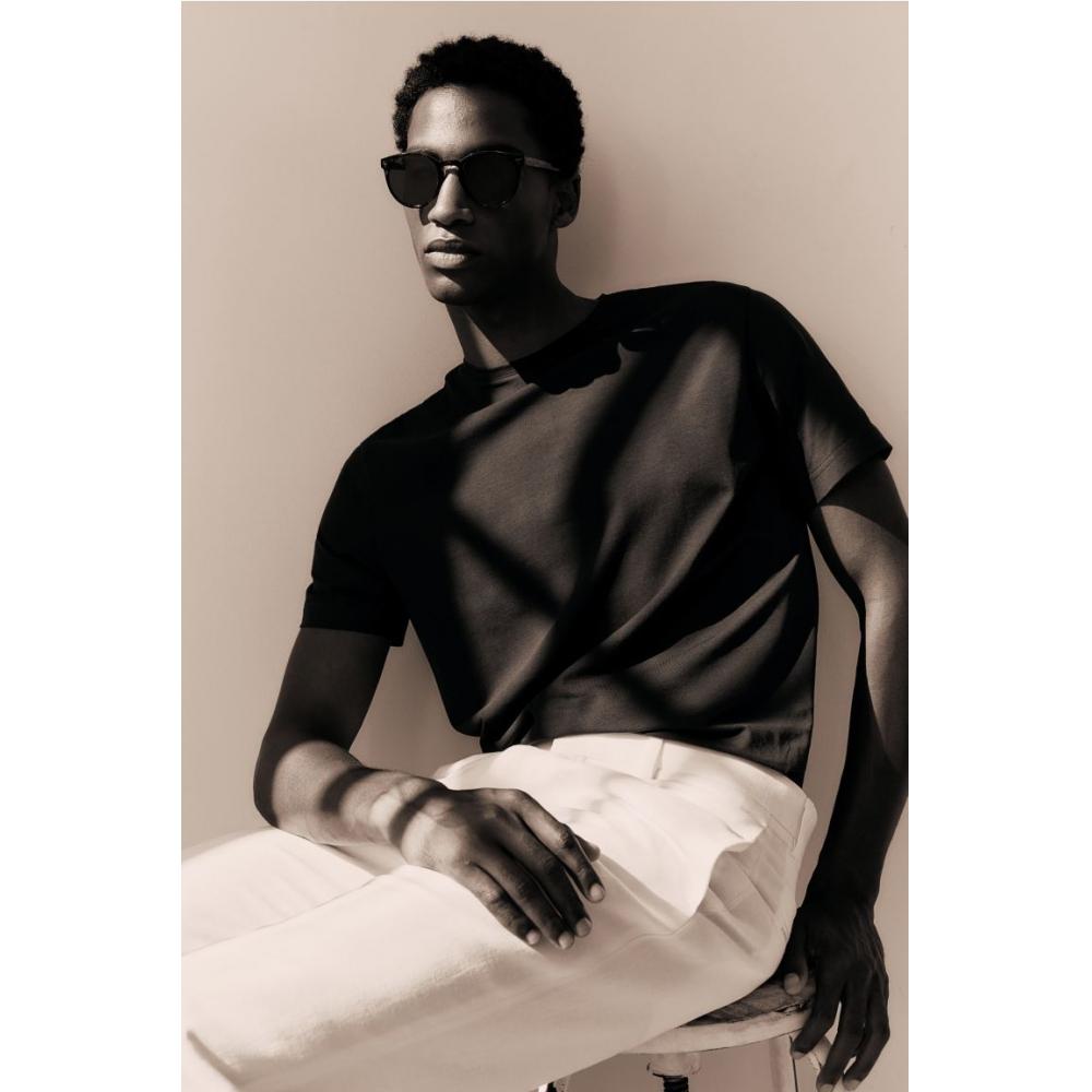 H M sliM FiT T sHirT Navy Blue