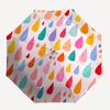 1pc Raindrops Automatic Folding Umbrella - Portable Collapsible, 8-Rib Durable Frame, Perfect for Outdoor Use,  Yy251218085