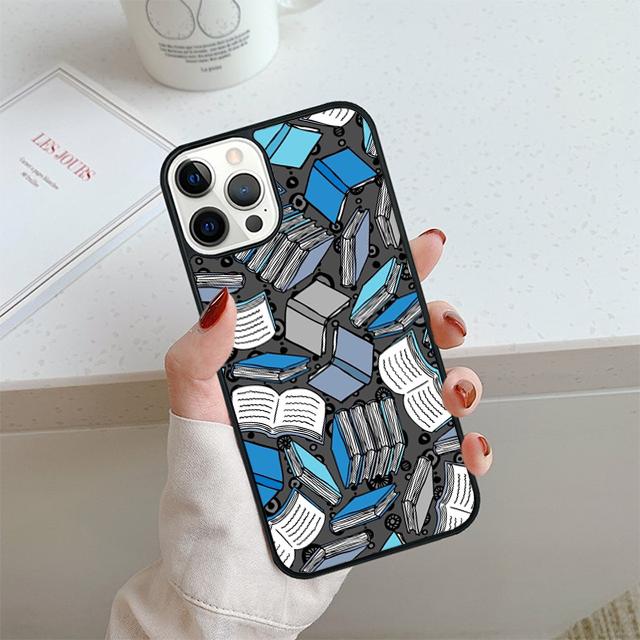 Library Book Phone Case For iPhone 17 Air 14 15 16 13 12 Cover For Apple iPhone 17 Air 14 15 16 Pro Max 6S Plus Coque